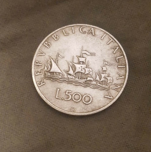 Monete 500 lire - lire, caravelle