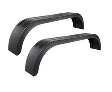 2x parafanghi tandem in plastica 220x1500 DOMAR parafango rimorchio pianale