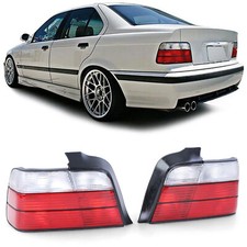 FARI FANALI POSTERIORI ROSSI CHIARI BMW SERIE 3 E36 90-99 SOLO BERLINA