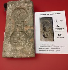 ? RARO MATTONE ANTICO PERIODO FASCISTA MUSSOLINI 1934 PIETRA  SCULTURA ??