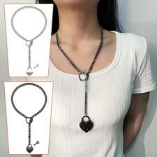 Collana catena slip lucchetto