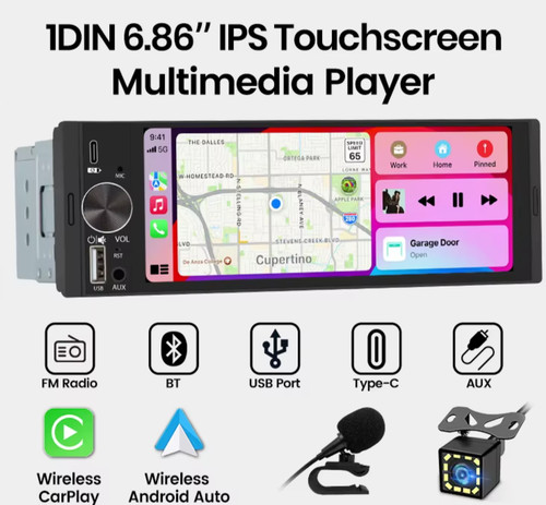 Autoradio din mp5 - 1,