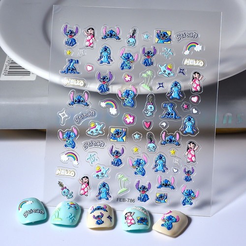Adesivi nail art cartoni - adesivi,