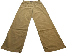 PANTALONI IN VELLUTO A COSTE A VITA ALTA CON RICAMO A CARTONI ANIMATI LOBEL T...