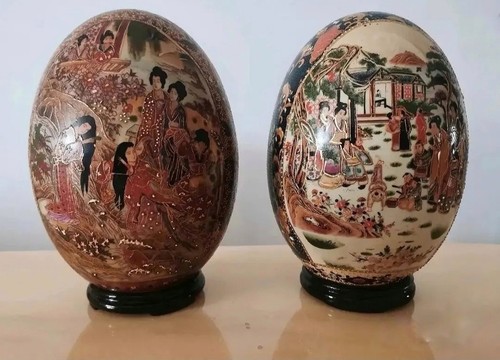 Coppia uova ceramica - coppia, in