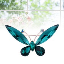  Spumante farfalla strass cristallo artificiale spilla pin accessori perno per