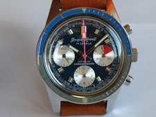 JAQUES MONNAT-CRONO-SUB 50 M-ACCIAIO-OVERSIZE (39 MM)-CASSA A VITE-FIRMATO-N.O.S