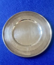 Christofle France Collezione Gallia Perles -Piatto Placato Argento Da Collezione