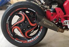 Adesivi cerchi moto honda cb1000r rossi bianchi 17 pollici