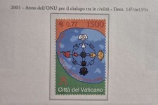 2001 VATICANO - ANNO DELL' ONU