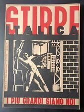 FUTURISMO RIVISTA STIRPE ITALICA GRAFICA GRIGNANI A II° 5 1934 FASCISMO