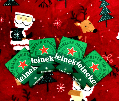 Heineken beer koozies - beer,
