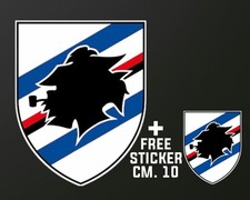 Adesivo  SAMPDORIA Unione Calcio Sampdoria+ 1 STICKER GRATUITO CM. 10