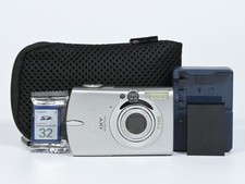 Canon Ixy Digitale 600 Powershot SD 500 Ixus 700 Argento Videocamera Con / Card