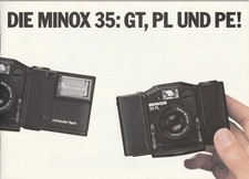 Due depliant Minox 35