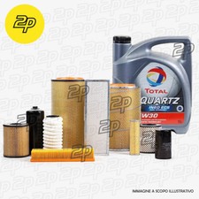 KIT TAGLIANDO PEUGEOT 208 1.4 HDI 68CV 50KW DAL 03/2012 + OLIO TOTAL INEO 5W30