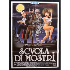 manifesto SCUOLA DI MOSTRI The Monster Squad Fred Dekker dracula uomo lupo A180