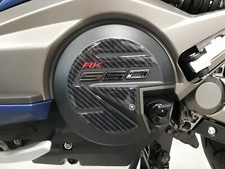 2 Adesivi Protezione Carter Resinati Compatibile Scooter Kymco Ak 550 2017-2022