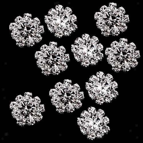 Set bottoni in strass - di,