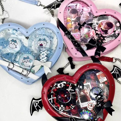 Zaino itabag trasparente cuore - zaino,