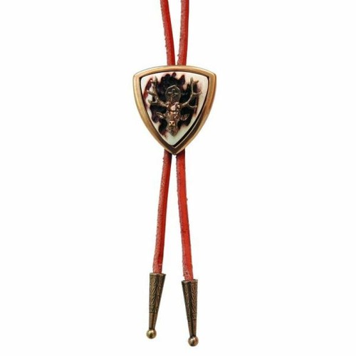 Cravattino con vero - corno, di