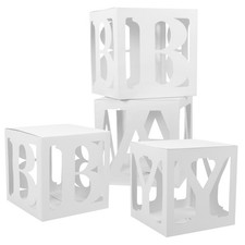  4 pezzi scatole di palloncini per feste scatole di palloncini decorative oggetti di scena per foto festa eleganti