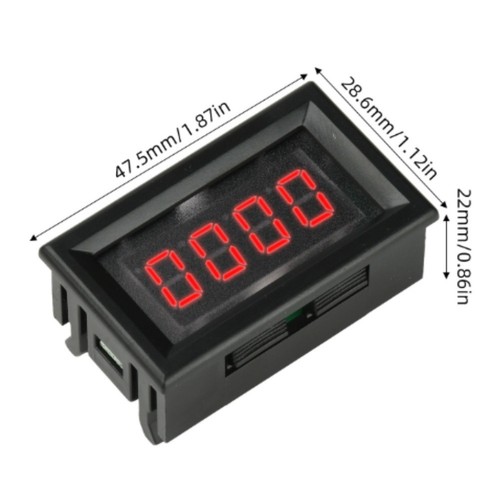 Voltmetro led cifre - led, 0,56