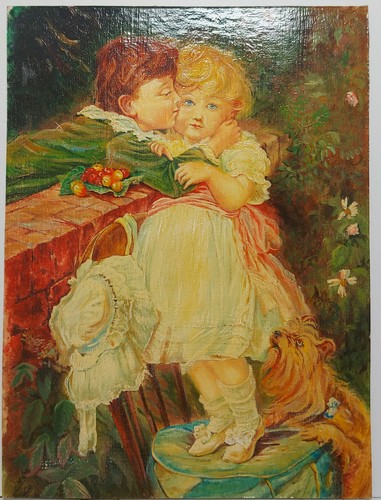 Quadro riproduzione ragazzo