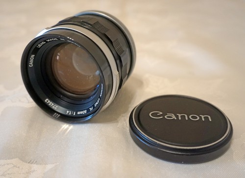 Obiettivo canon 50mm - fl, 1:1.4