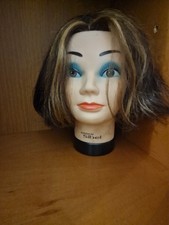 Testa Manichino Sibel Professionale – 100% Capelli Veri – Taglio, Colore e Accon