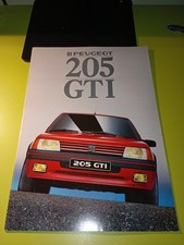 Peugeot 205 GTI 115 CV Brochure 1988