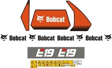 Bobcat E19 Set mini decalcomanie scavatore. 