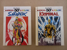 SPECIALE 50° A COLORI SATANIK E KRIMINAL COPERTINA CARTONATA COLORE