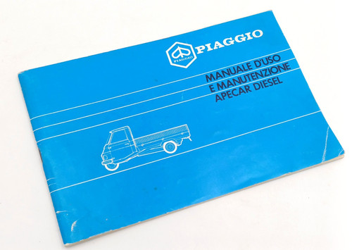 Piaggio manuale uso - d'uso, e