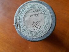 Vecchio Rocchetto di filo di argentana della S-I-CONDUTTORI ELETTRICI- LIVORNO