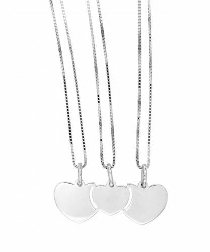 Ciondolo argento cuore - argento,