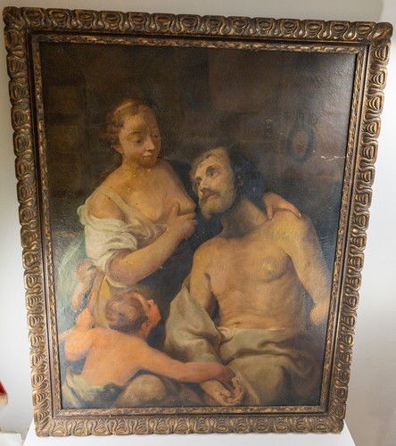 Antico dipinto scuola francese