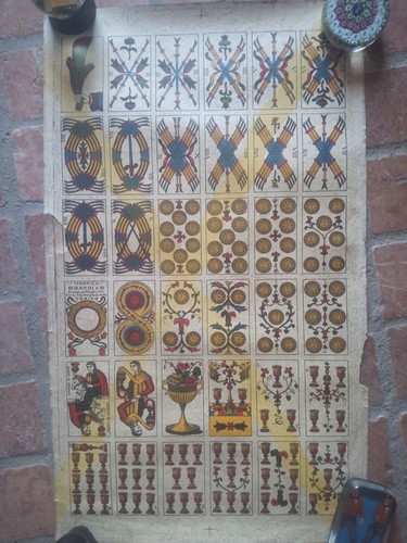 Antiche carte gioco - antiche,