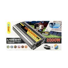 INVERTER ONDA PURA 2000W 12V Auto Camper Campeggio Doppia Presa PROFESSIONALE