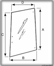 Vetro Laterale x Trattore