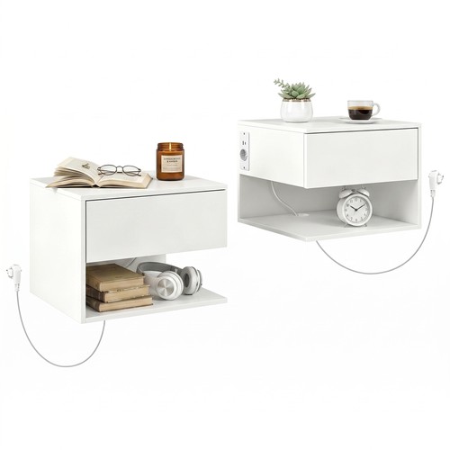 Homcom set comodini sospesi - homcom,