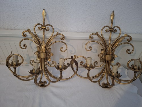 Lampade parete oro 54 - lampade,