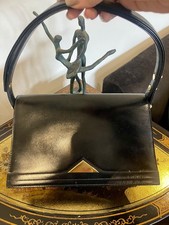 Borsa a mano vintage LAUNER LONDON nera