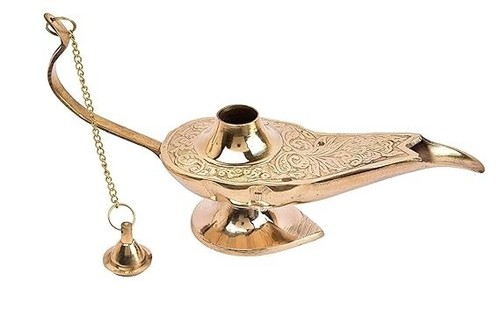 Lampada chirag alladin - chirag, ottone