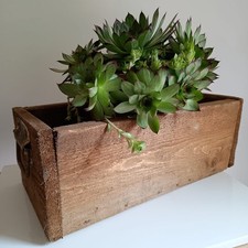 Rustica Fioriera In Legno Con Inserti In Ferro