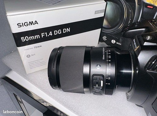 Objectif sigma 50mm art - f1.4,