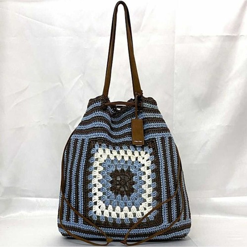Borsa tote all uncinetto - borsa,