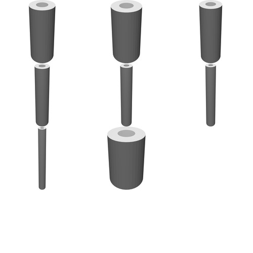 Set distanziali per telaio - set, m3