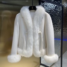 Parka giacca lana pelliccia