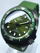 Orologio Nero Captain Willard 6105 PVD Seiko NH35 Automatico Esercito Militare
